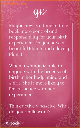 Mindfulness Pregnancy Cards screenshot