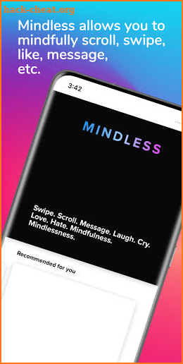 Mindless - For App Addictions screenshot