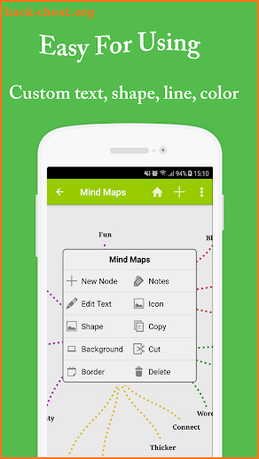 MindMap - Mind Map Creator (Free Version) screenshot