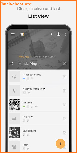 Mindz - Mind Map (Free) - Simply different screenshot