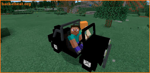 Minecraft car mod. Vehicle screenshot