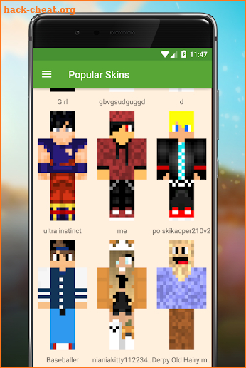 Minecraft PE Skins screenshot