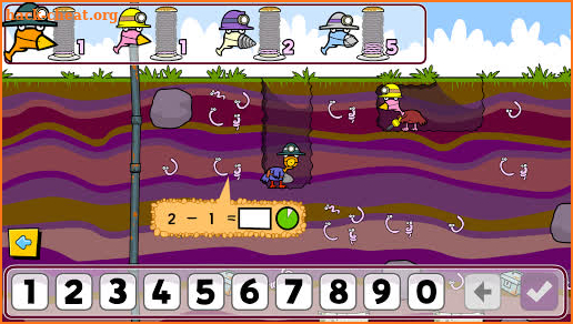 Miner Birds - Mental Maths screenshot