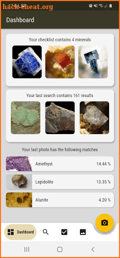 Minerals Center screenshot