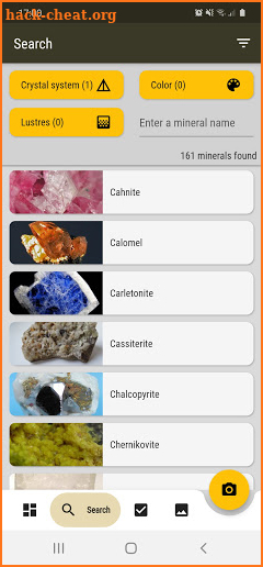 Minerals Center screenshot