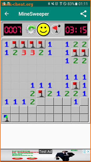 Minesweeper deluxe for free version screenshot