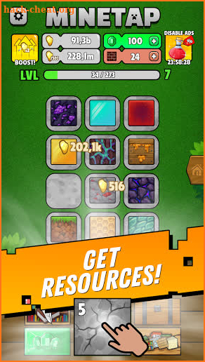 Minetap: Epic Clicker! Tap Crafting & mine heroes screenshot