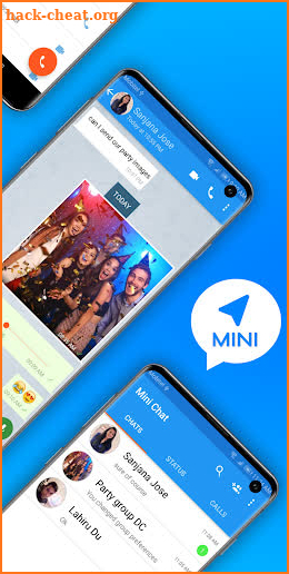Mini Chat 2020 : Text, Voice Call & Video Chat screenshot