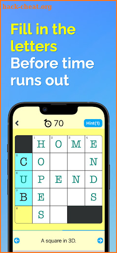 Mini Crossword screenshot