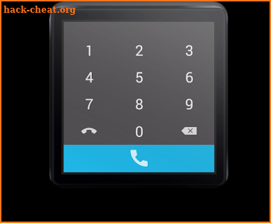 Mini Dialer for Android Wear screenshot