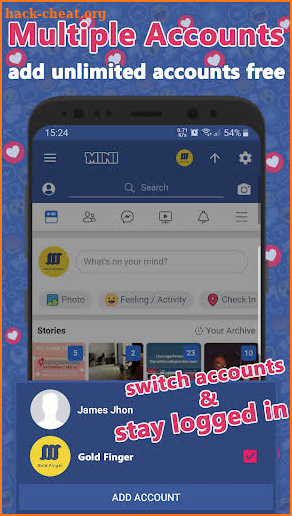 Mini for Facebook Lite & Social Video Downloader screenshot