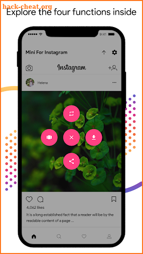 Mini for Instagram 2018 screenshot