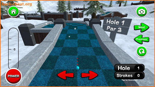 Mini Golf 3D Winter Adventure screenshot