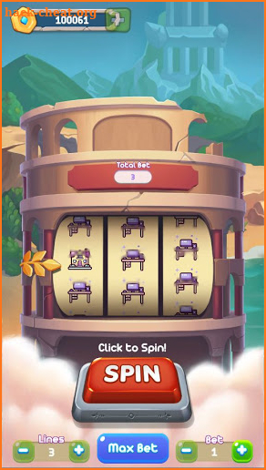 Mini Slot Game: Cute House screenshot