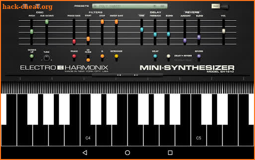 Mini Synthesizer screenshot