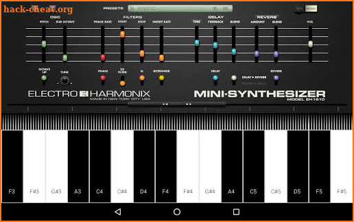 Mini Synthesizer screenshot