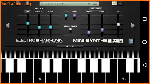 Mini Synthesizer for Phone screenshot
