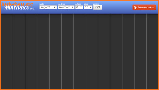 Mini Tunes - Microtonal Synthesizer for Android screenshot