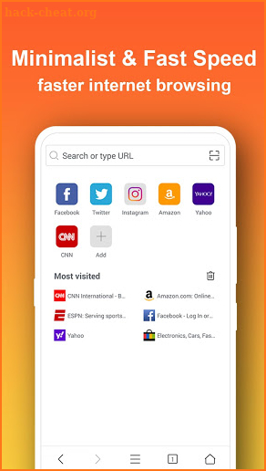 Mini Web Browser - Fast & Ad Blocker & Privacy screenshot