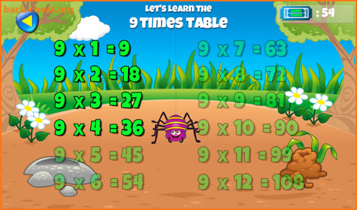 Mini World Maths Times Tables screenshot