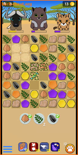 MiniAnimals - Match3 Puzzle Adventures screenshot