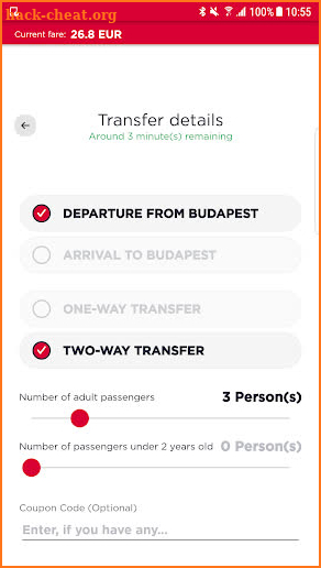 miniBUD - Airport Shuttle Services screenshot