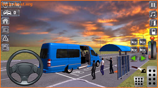 Minibus Passenger Transport Simulation screenshot