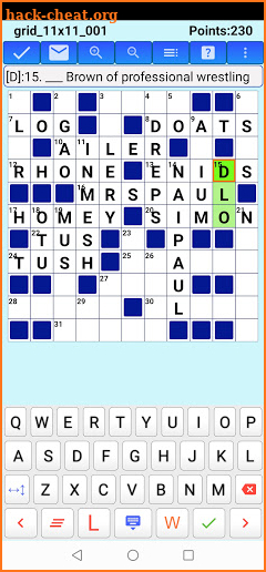MiniCrossWords - Crossword puzzles games screenshot