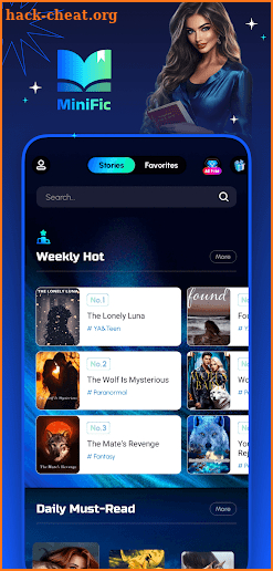 MiniFic-Easy reading screenshot