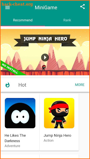 Minigame-Puzzle games,Jump games,Casual games screenshot