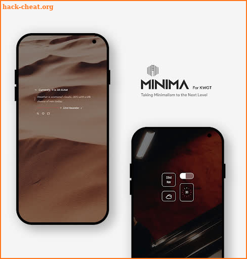 Minima KWGT - Minimal Widgets screenshot