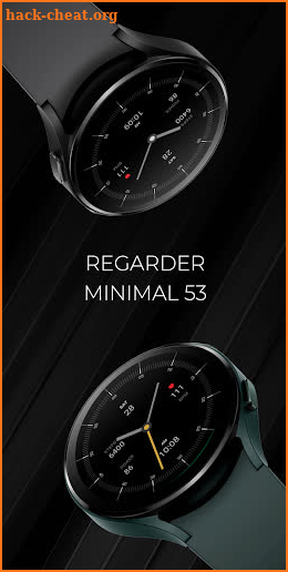 Minimal 53 Hybrid Watch Face screenshot