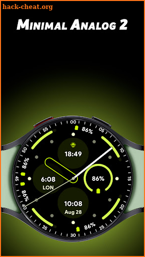 Minimal Analog 2 - Watch face screenshot