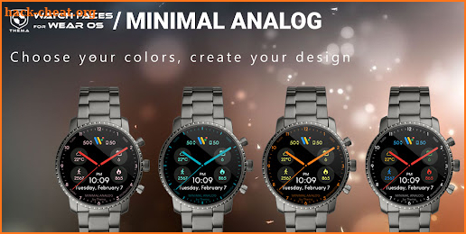 Minimal Analog Watch Face screenshot