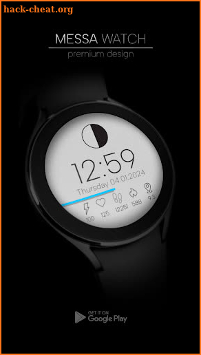 Minimal Watch Face Digital screenshot