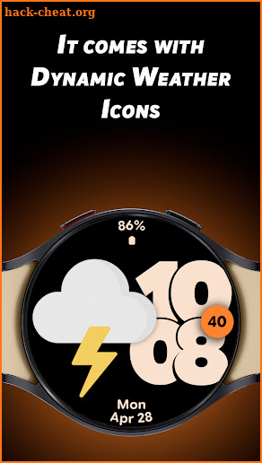 Minimal Weather - Watch face screenshot