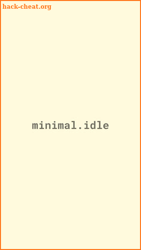 minimal.idle - Incremental Game screenshot