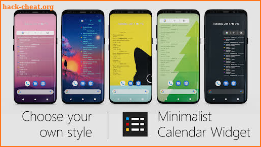 Minimalist Calendar Widget screenshot
