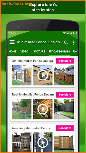 Minimalist Fence Design screenshot