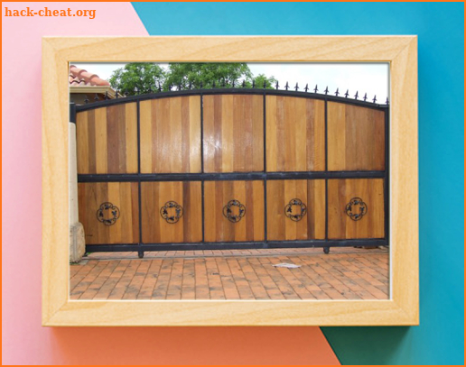 Minimalist Iron Fence Design screenshot