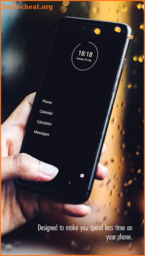 minimalist phone (minimalist launcher) screenshot