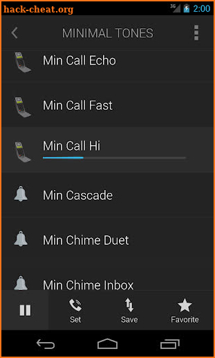 Minimalist Ringtones screenshot