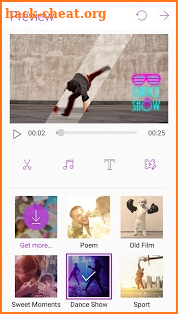MiniMovie - Free Video and Slideshow Editor screenshot