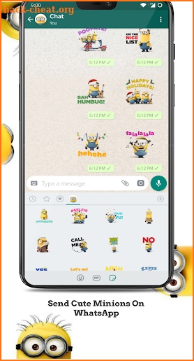 Minioji - Minions Stickers for WhatsApp screenshot