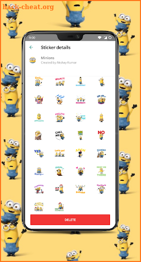 Minioji - Minions Stickers for WhatsApp screenshot