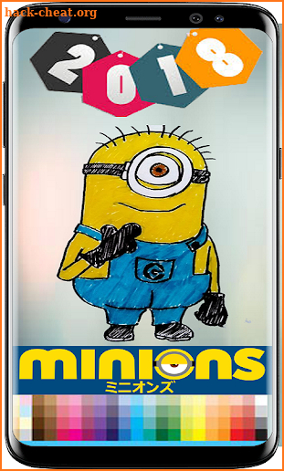 Minion of coloring book for fans screenshot