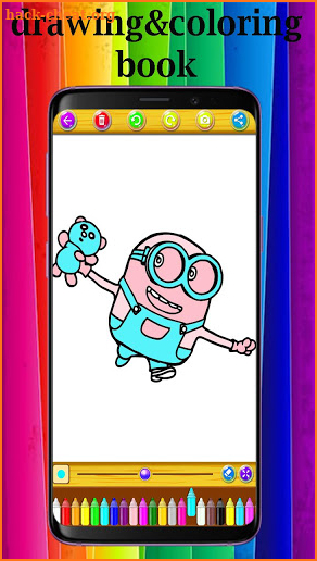 minions ruch coloring page fans screenshot