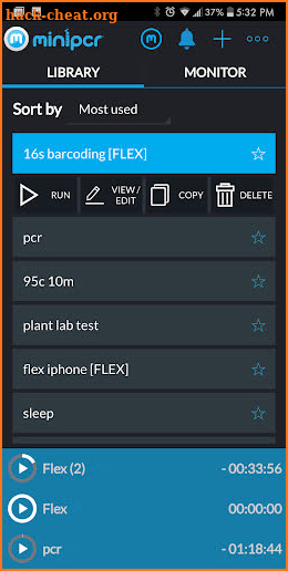 miniPCR App v2.0 screenshot