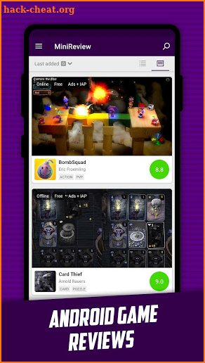 MiniReview - Android Game Reviews & Gameplay screenshot