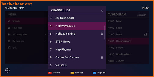 Ministra Player for Android TV and STB screenshot
